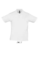 Tricou polo bărbați SOL'S Prescott personalizat, alb