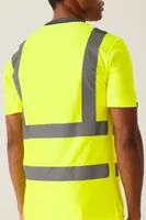 Tricou bărbați Regatta Hi-vis Pro Contract personalizat, pe model