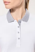 Tricou polo damă Kariban Two-tone Piqué personalizat, pe model