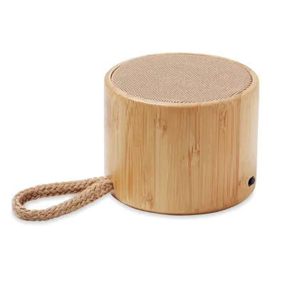 Boxă wireless din bambus personalizată