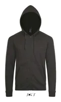 Hanorac unisex SOL'S Stone Zip personalizat, gri