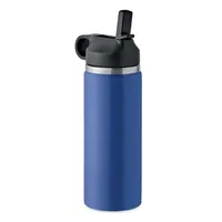 Sticlă cu perete dublu 500 ml personalizată, albastru