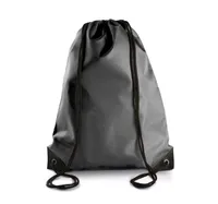 Rucsac Kimood Drawstring Backpack personalizat, gri, în context
