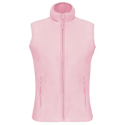 Vestă damă Kariban Melodie Microfleece Gilet personalizată, roz