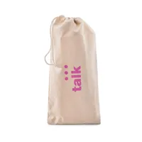 Turn de joc în sac din bumbac personalizat, vedere zona de personalizare
