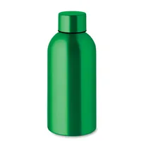 Sticlă cu perete simplu 500 ml personalizată, verde