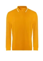 Tricou polo unisex Just Polos Tipped 100 personalizat, maro