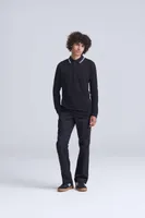 Tricou polo unisex Just Polos Tipped 100 personalizat, pe model