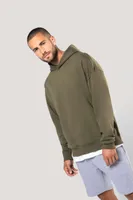 Hanorac unisex Kariban Oversized Fleece personalizat, pe model