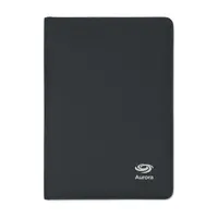 Portofoliu A5 300D RPET personalizat, vedere zona de personalizare