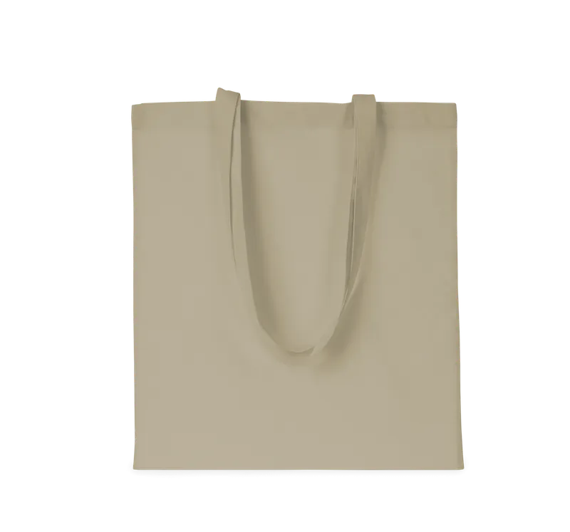 Sacoșă Kimood Basic Shopper personalizată, maro, în context