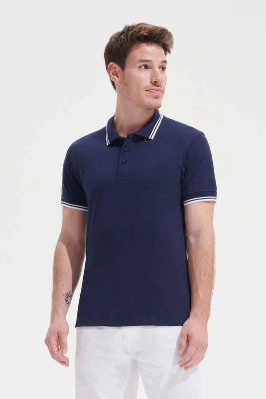 Tricou polo bărbați SOL'S Pasadena personalizat, pe model