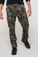 Pantaloni bărbați Kariban Multipocket Trousers personalizați, pe model