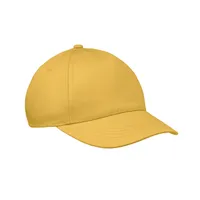 Sapcă baseball copii 5 panele personalizată, galben