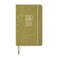 Notebook A5 cu copertă tare personalizat, vedere zona de personalizare