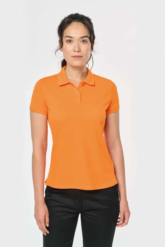 Tricou polo damă Designed To Work Short-sleeved