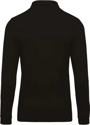 Tricou polo bărbați Kariban Piqué personalizat, negru