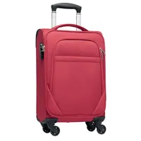 Trolley RPET moale 600D personalizat, roșu
