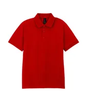 Tricou polo unisex Gildan Dryblend® Adult Jersey personalizat, roșu