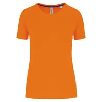 Tricou damă Proact Recycled Round Neck Sports personalizat, portocaliu