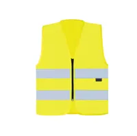 Vestă unisex Korntex Safety Vest With Zipper Cologne personalizată, galben