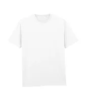 Tricou unisex Gildan Light Cotton Adult NO Label personalizat, alb