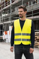 Vestă unisex Korntex Basic Safety Vest For Print Karlsruhe 2 Velcro personalizată, pe model