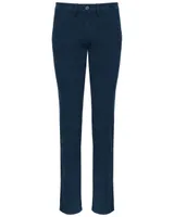 Pantaloni damă Kariban Chino Trousers personalizați, albastru