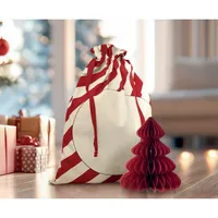 Săculeț bumbac Santa personalizat