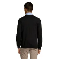 Bluză bărbați Sol's Golden V-neck Cardigan personalizată, vedere spate