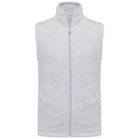 Vestă bărbați Kariban Luca Microfleece Gilet personalizată, gri