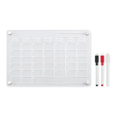 Planificator acrilic magnetic personalizat