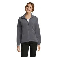 NORTH WOMEN FL JACKET 300g personalizat, gri melange