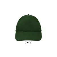 SUNNY FIVE PANEL CAP 180g personalizat, bottle green