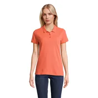 PLANET WOMEN Polo 170g personalizat, pop orange