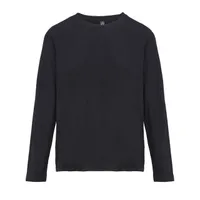 Tricou cu mânecă lungă damă SOL'S Monarch With Round Neck personalizat, negru