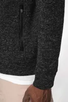 Jachetă bărbați Kariban Full Zip Heather personalizată, pe model