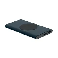 Power bank 5000mAh 15W personalizat, albastru marin francez