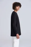 Tricou unisex Just Ts Oversize 100 T personalizat, pe model