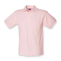 Tricou polo bărbați Henbury Classic 65/35 Pique personalizat, roz