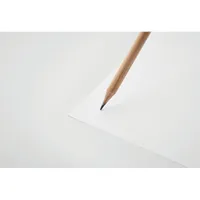 Creion natural în etui cu semin personalizat, vedere detaliu
