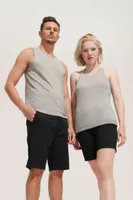 Tricou damă SOL'S Justin Racerback Tank Top personalizat, pe model
