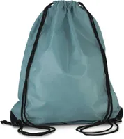 Rucsac Kimood Drawstring Backpack personalizat, albastru, în context