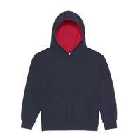 Hanorac copii Just Hoods Varsity personalizat, albastru