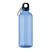 Sticlă RPET 500ml personalizată, albastru transparent