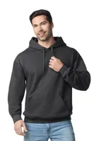Hanorac unisex Gildan Softstyle™ Midweight Fleece Adult personalizat, pe model