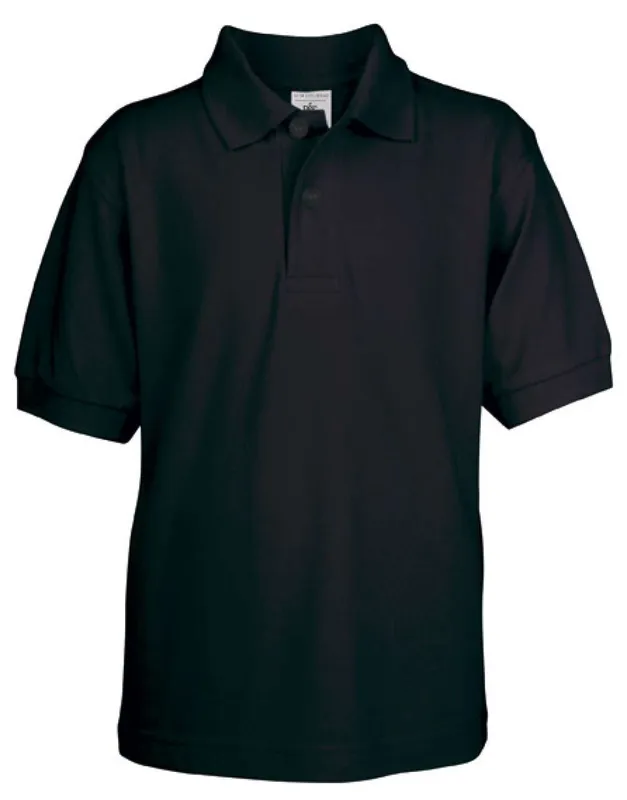 Tricou polo copii B&C Safran personalizat, negru