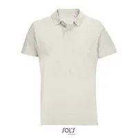 Tricou polo unisex Sol's Pulse personalizat, off-white