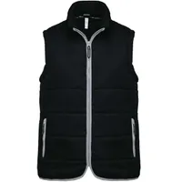Vestă unisex Kariban Quilted Bodywarmer personalizată, negru