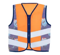 Vestă copii Korntex Safety Vest Action personalizată, portocaliu